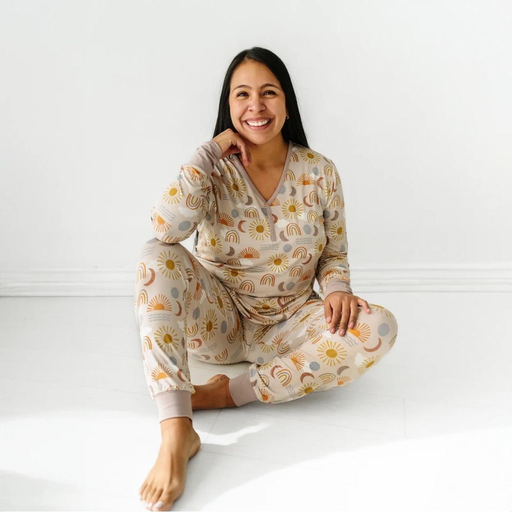 Little Sleepies Women’s Pajama set in Desert Sunrise